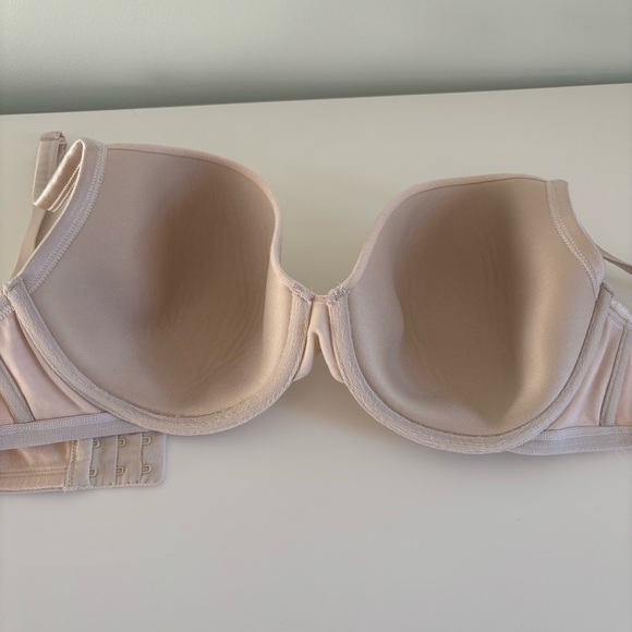 Cacique Full Coverage Bra Size 44B Beige Underwired Cotton Breathable - Picture 8 of 11